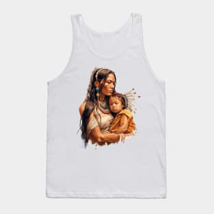 Native American Mother & Son Tank Top